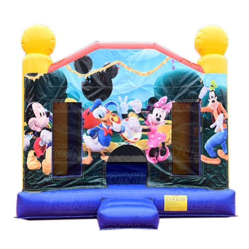 inflatable mickey mouse theme bounce house bouncy castle for sale