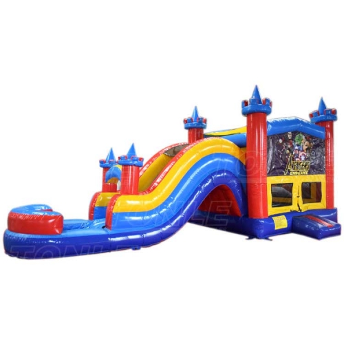 jumping castle waterslide