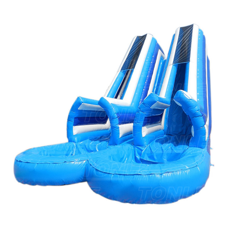 double tube water slide