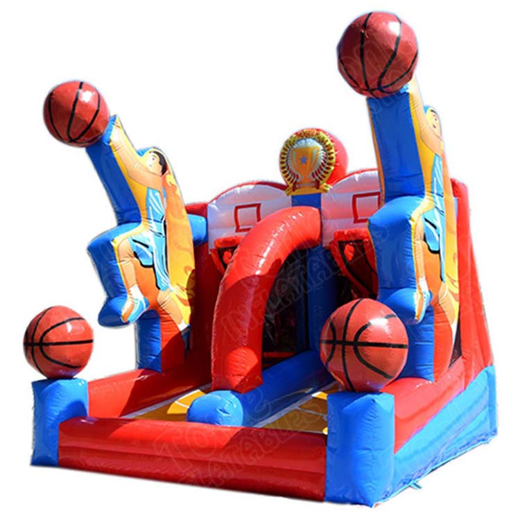 small inflatable basketball