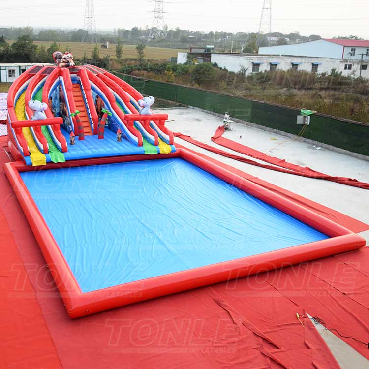 inflatable playground water