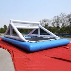 water volleyball trampoline court