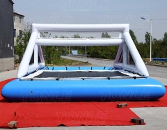 water volleyball court trampoline