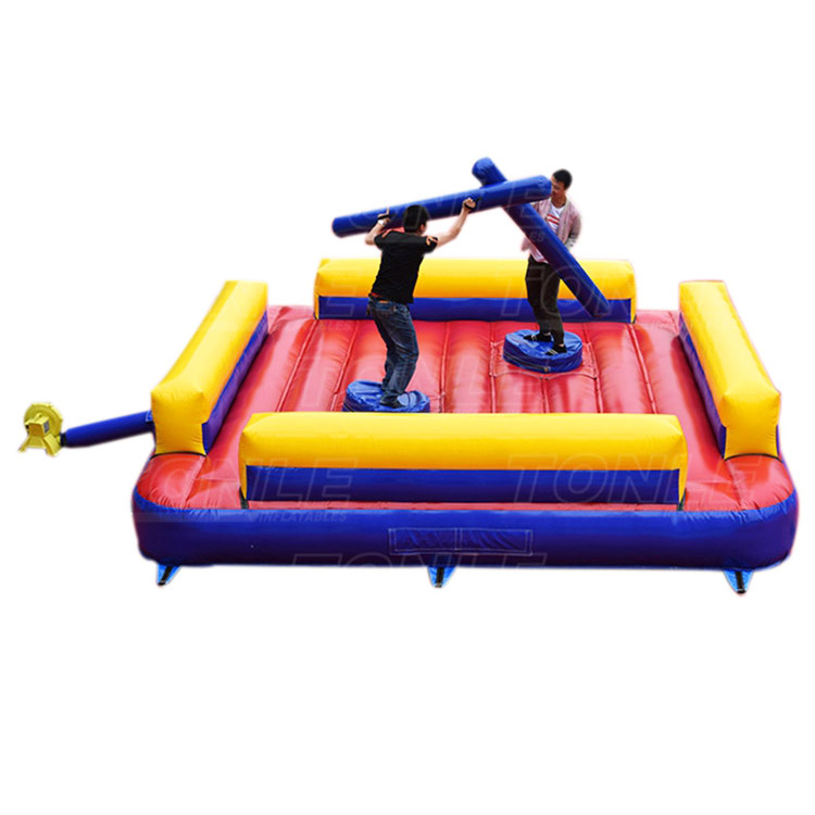 backyard pedestal gladiator jousting inflatable jousting ring arena